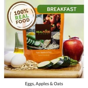 Real Food Blends Eggs Apples & Oats
